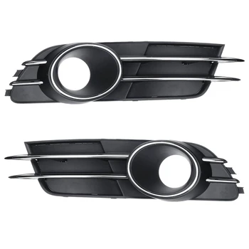 

Car Front Bumper Fog Light Ventilation Grille Lampshade For Audi A6 C7 2011 2012 2013 2014 2015 2016 2017