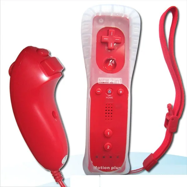 Nintendo wii ручка Встроенный усилитель wii Nunchukus ручка wii горизонтальная соматосенсорная ручка производитель в штучной упаковке