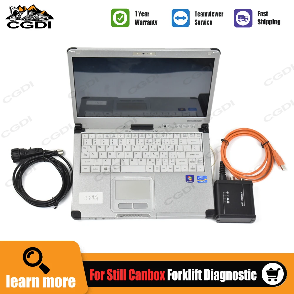 

Judit Incado + for Still Canbox USB + For Linde Canbox Kit Pathfinder LSG Toughbook CF19 CFC2 Forklift Diagnostic Tool