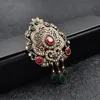 CINDY XIANG Rhinestone Retro Hollow-out Brooches For Women Vintage Fashion Pin Brooch Resin Pendant Jewelry New 2022 ► Photo 3/4