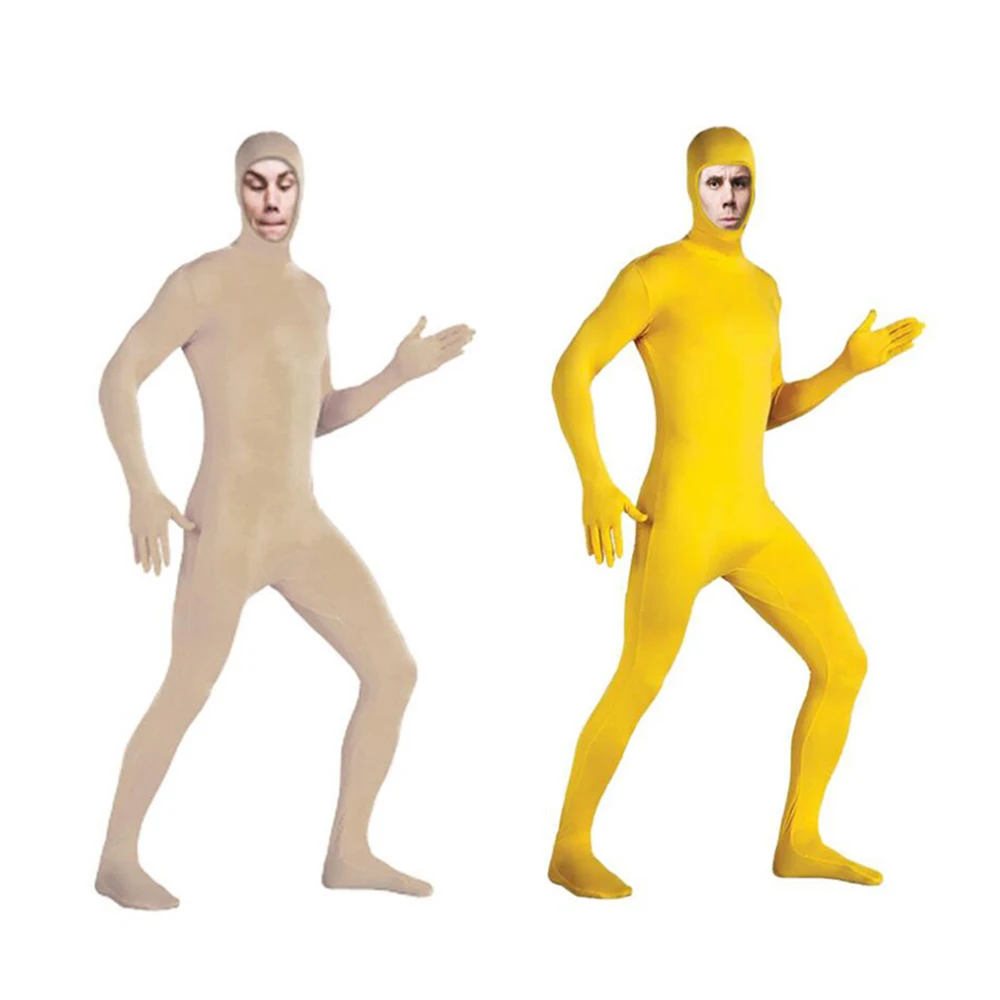 Pink Joji Zentai suit Open Face Catsuit Halloween Costumes Adult Bodysuit Stage unitard Dance wear cosplay costume,adult unitard