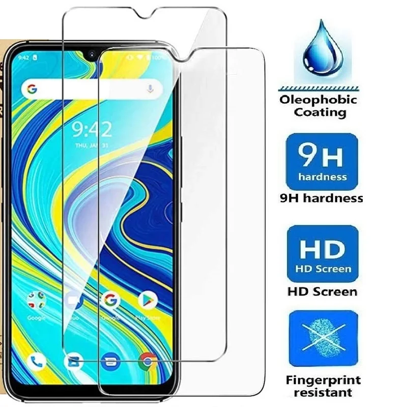 Protector de pantalla de vidrio templado para móvil, película protectora del teléfono para UMIDIGI A7 A9 Pro, 9H