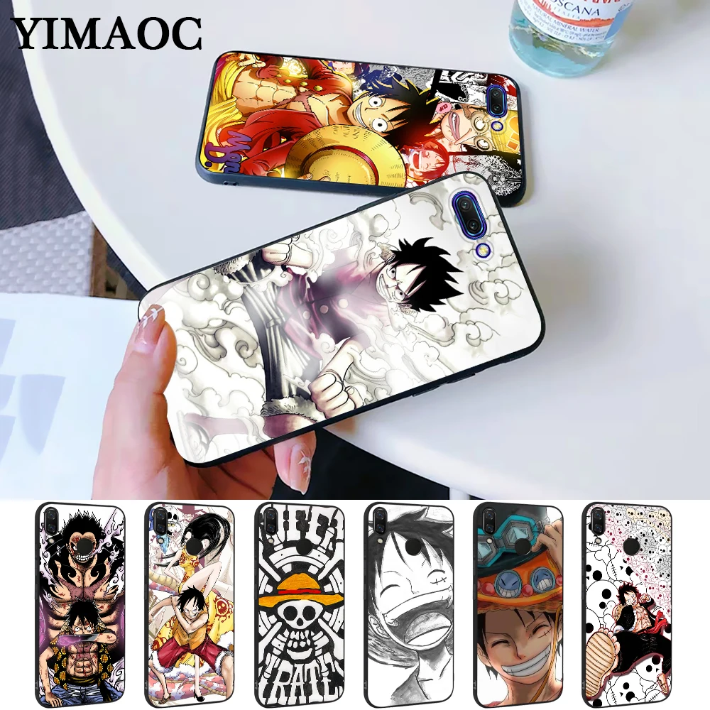 Японский аниме коллаж цельный luffy силиконовый чехол для Huawei Honor 6a 7A Pro 7X8 Lite 8X 8C 9 Note