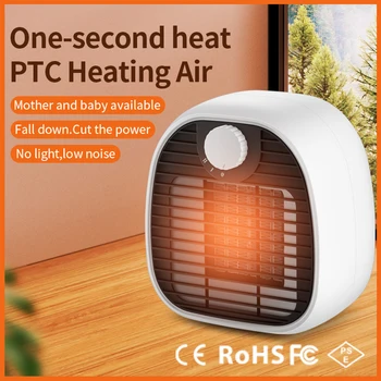 

Electric Heater Fan Desktop Heating Fast Power Saving Warmer For Winter Home Office Mini Portable Handy Air Heaters For Winter