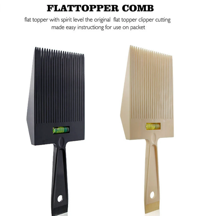 flat top comb with level