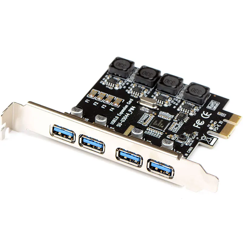 Настольный 4-портовый PCI-E на USB3.0 карты расширения 4-портовый мини PCIE для USB3.0 интерфейсная плата