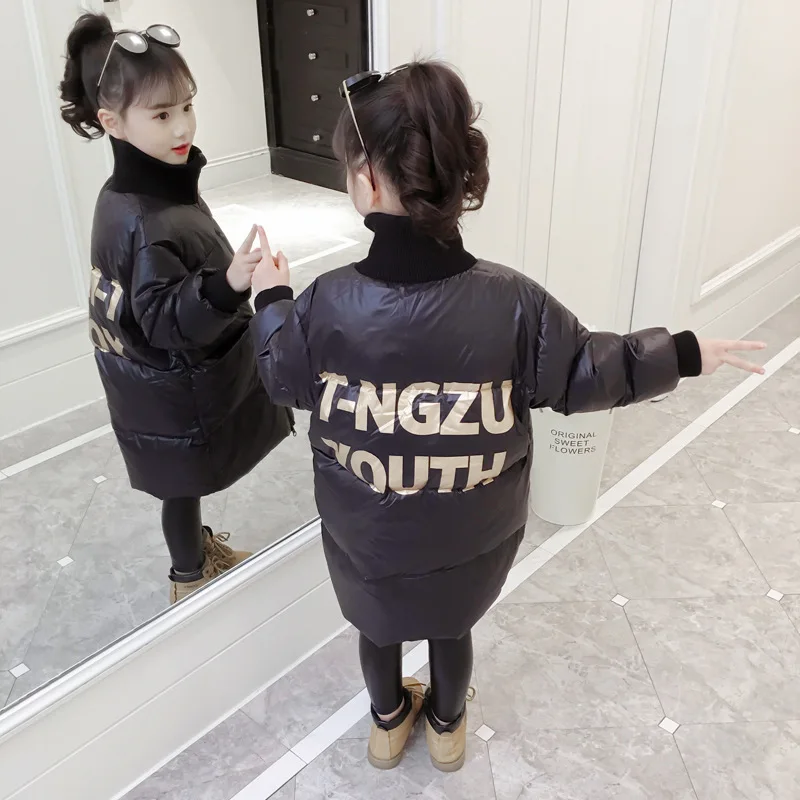 Зимняя куртка; Одежда для девочек; детская хлопковая стеганая куртка в Корейском стиле; коллекция года; новое зимнее детское теплое хлопковое пальто