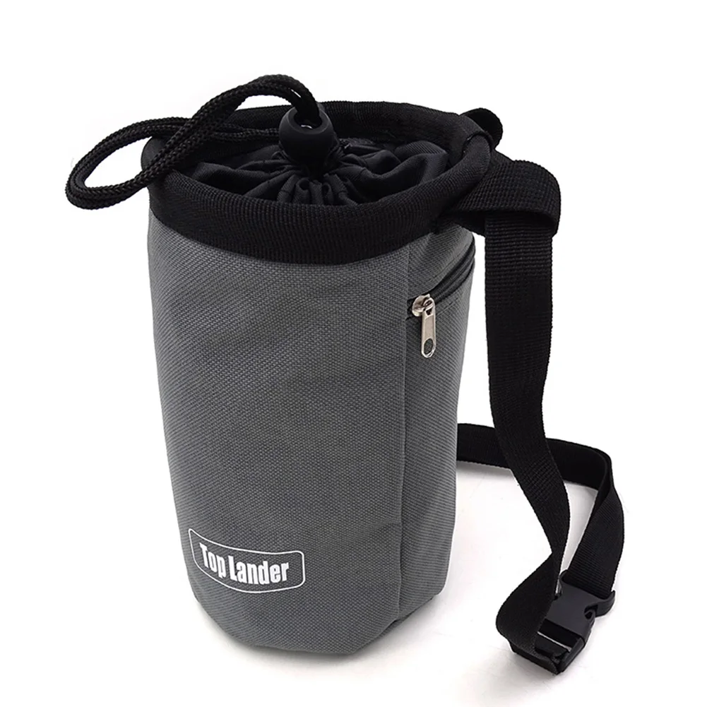 

Drawstring Polyester Storage Large Capacity Weight Lifting Equipement Chalk Bag Adjustable Strap Waterproof Pocket Bouldering