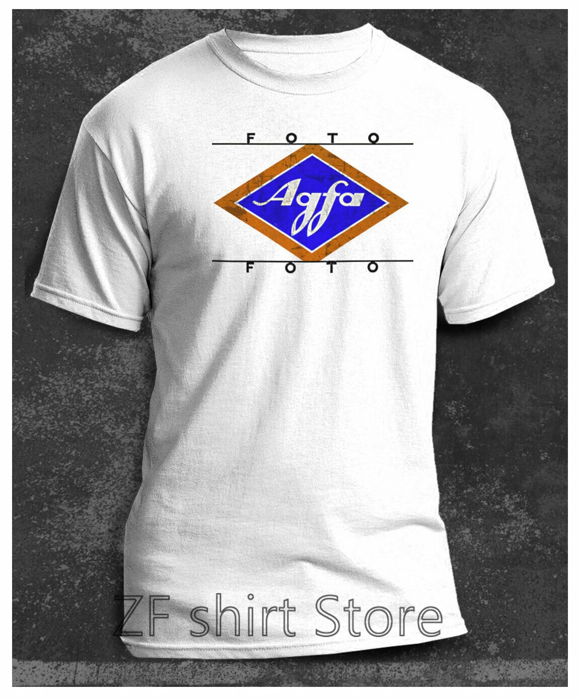 Unisex T Shirt Agfa Camera Advert 1960/'s Retro Photography Free Fast UK Post