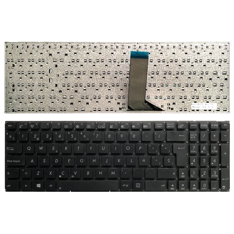 Испанская клавиатура для ASUS x551 X551M X551MA X551MAV F550 F550V X551C X551CA SP черная ноутбука |