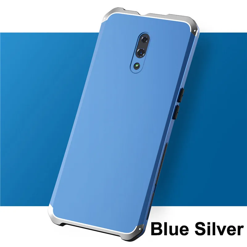 Металлический бронированный чехол Reno для OPPO Reno 2 чехол противоударный алюминиевый задняя крышка Жесткий PC Coque для OPPO Reno 10X Zoom чехол R15X Funda