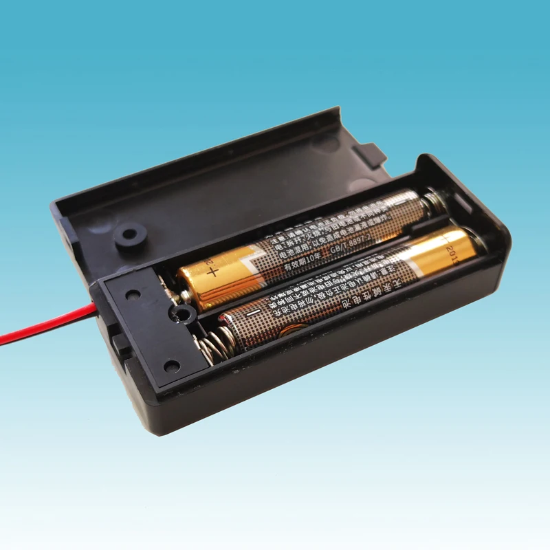 Battery Holder/Case with Switch Model Lighting Tools Railway Layout Linker Plug for 2 X Aaa Battery