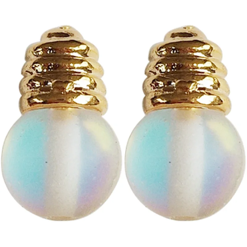 10 пара/лот модные ювелирные аксессуары металлические маленькие Мини серьги «лампочка»