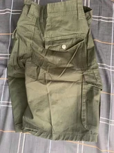 Pantalones cortos militares de color caqui para hombre, ropa informal suelta de marca, para corredor de carga, novedad de verano 2021