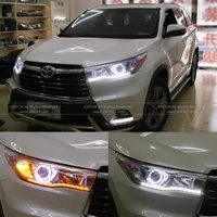 2 PCS LED DRL 12V White Amber Sequential Diamond LED Strips Daytime Running Lights LED Turn Signals for Car 5
