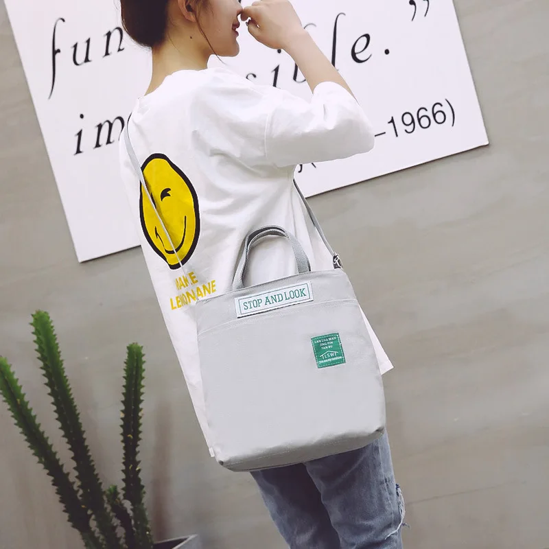 

Literature and Art Xiaoqingxin Canvas Bag Girls One Shoulder Japanese Hansen Women's Department Cloth Bag Originality College