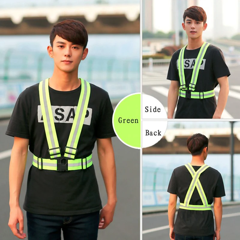 Светоотражающий ремень для мотоцикла предупреждающий защиты тела подходит бега