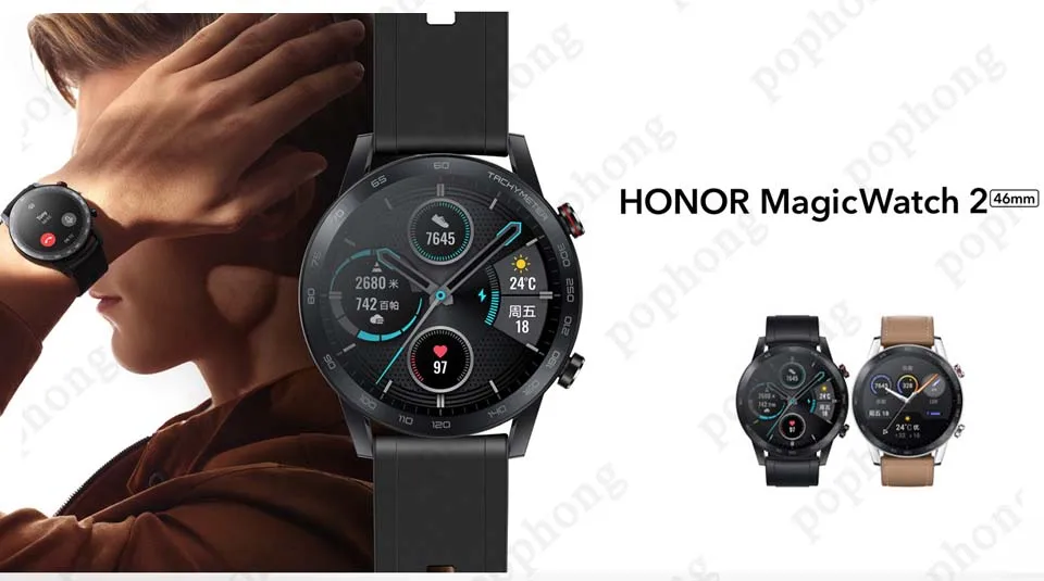 HONOR MagicWatch 2 Smartwatch Kirin A1 трекер сердечного ритма 14 дней Срок службы батареи телефонный звонок Honor watch magic 2