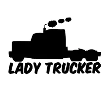 Autocollant de camionneur en vinyle, 16x9.7cm, étiquette de chauffeur de camion, décor de voiture drôle, fenêtre de voiture, nouveauté JDM Drift
