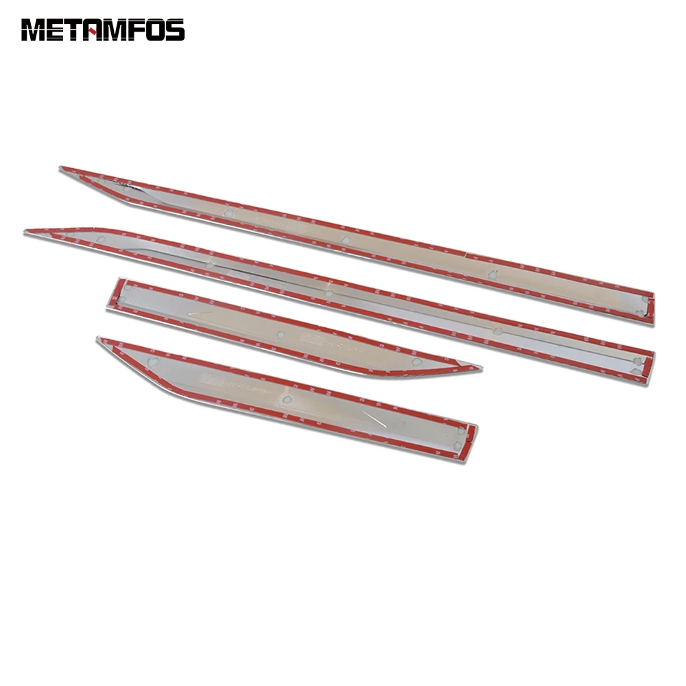 Для Toyota Rav4 Rav 4 2019 2020 углеродное волокно боковая дверь полоса юбка для тела