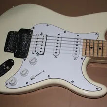 Фабрика custom shop новая ST Ретро белая электрогитара с тремоло гитара Хай 4