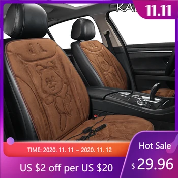 

KADULEE 12V Heated car seat cover for BMW all models e39 e39 f11 f30 f10 x1 x2 x4 x3 e46 x5 x6 e70 winter cushions car styling