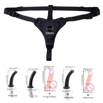 Strapon Dildo Harness for Couple Strapless Lesbian Sex Toys Dildo for Men Anal Massage Strap on Realistic Dildo Pants 5
