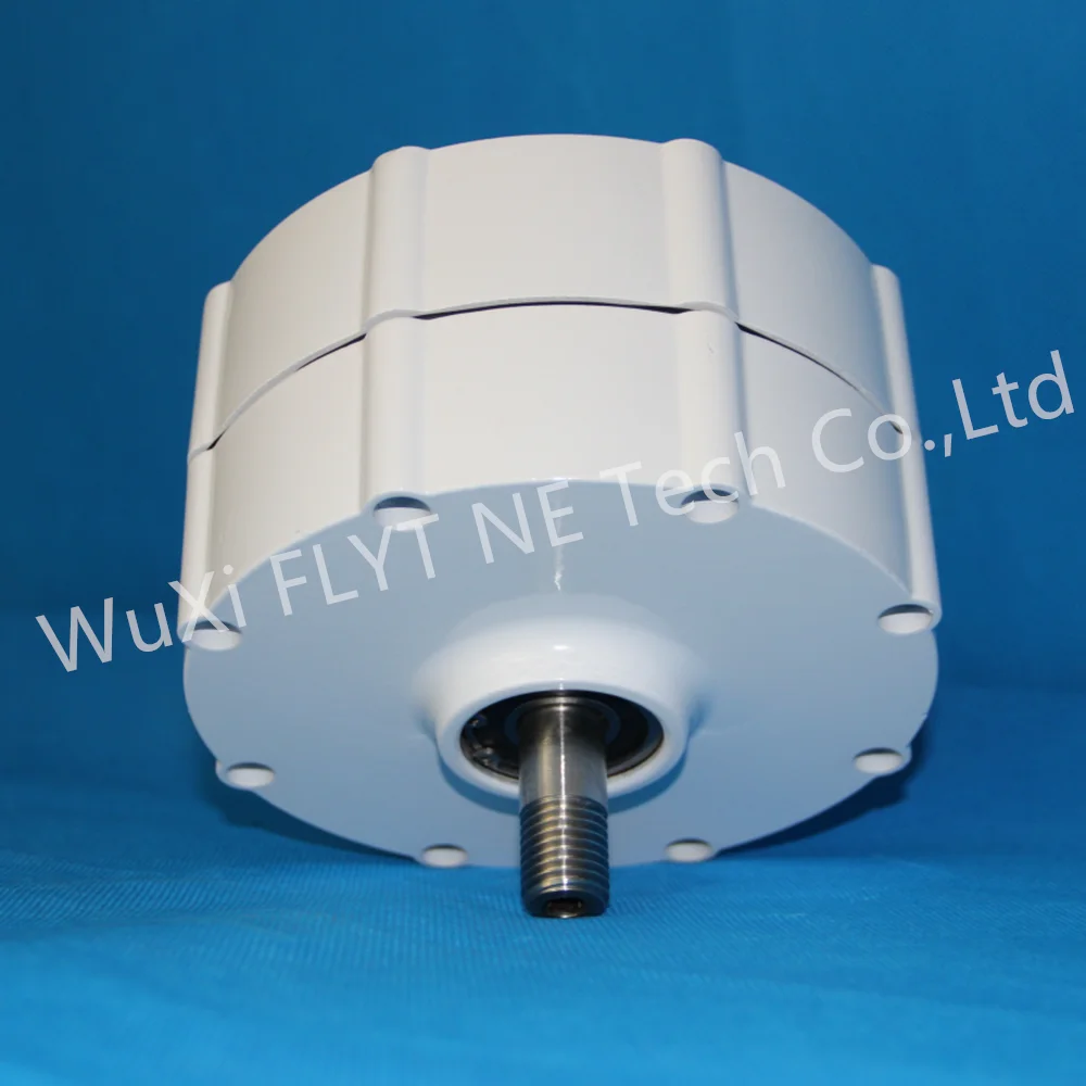 Electric Generator 3KW 4KW 2KW 1KW Low Speed 24V 12V 48V 3 Phase Gearless Permanent Magnet AC Alternators For Wind Water Turbine