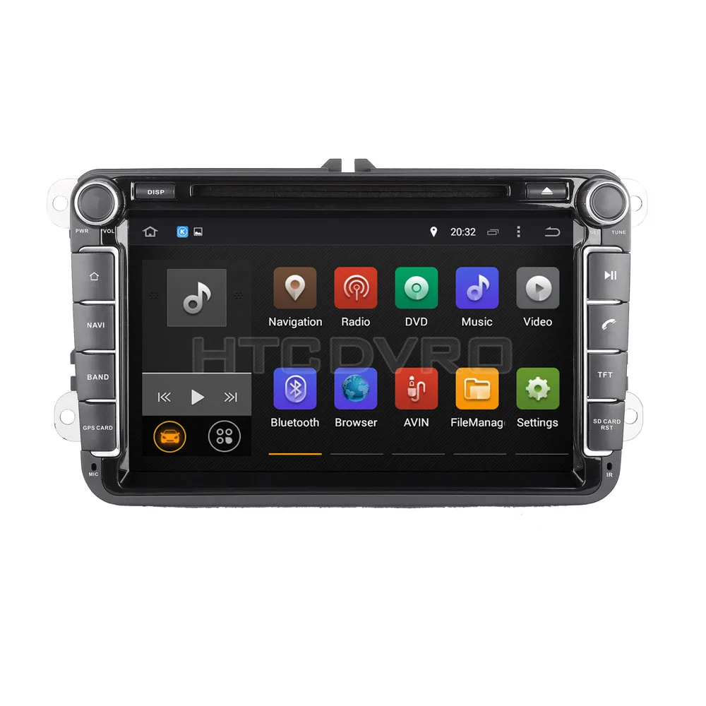 Автомобильный DVD плеер ymodbht 8 дюймов ядер Android 9 0 7 1 GPS для VW Beetle/Multzvan/Sportline/Bora/Amarok/R36 RDS
