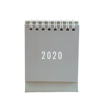 

2020 Monthly Gift Daily Planner Table Calendar Home Agenda Mini Metal Coil Desk Study Plan Schedule School Decoration To Do List