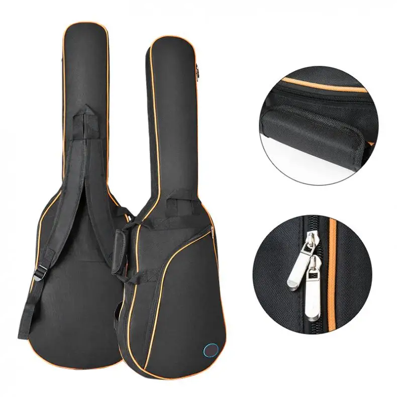 

101 x 34 x 5cm Oxford Fabric Electric Guitar Case Colorful Edge Gig Bag Double Thickening Soft Cover Waterproof Backpack