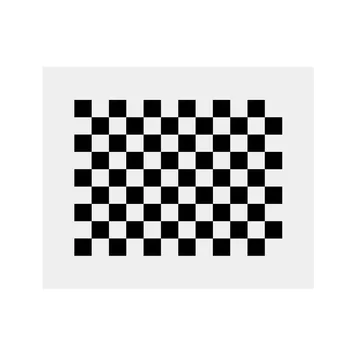 

Calibration Board Checkerboard, Aluminum Oxide Material 12X9 Array High-precision Gauge, Visual Optical Float Glass Base Plate