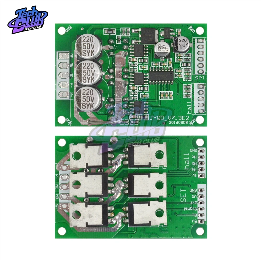 DC 12 V-36 V 500W PWM бесщеточный мотор Управление; зал мотор балансировки автомобильных сбалансированный BLDC водитель автомобиля Управление плата Модуль гибкий кабель