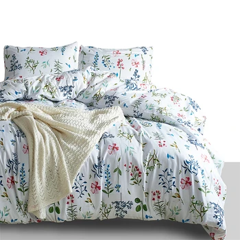 

Pastoral Style Florals Bedding Set Bed Decor Bedclothes Pillowcases US Twin Queen King Bed Linen Set Adults Bed Duvet Cover Set
