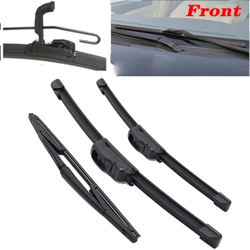 3pcs/set Car Lhd Front Wiper Blades For Fiat Idea 2004 2005 2006 2007