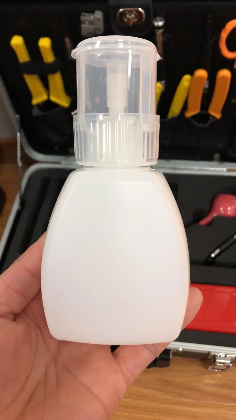 250mL FTTH Alcohol Bottle Drop Proof Leak Proof Alcohol Dispensing Pump Empty Bottle for Optical Fiber 5