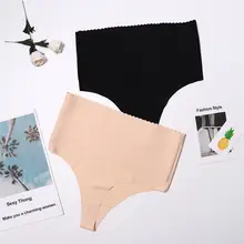 Сексуальное женское нижнее белье, трусики-стринги с контролем живота, женское нижнее белье с высокой талией для похудения, Корректирующее белье, трусы-брифы