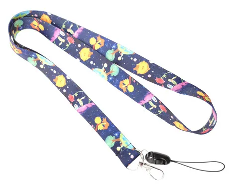 

New cartoon 1PCS little prince cute Key Lanyard Badge ID Cards Holders Neck Straps with Keyring kids lovely party gifts