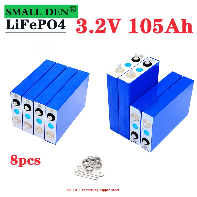Новый литий-железо-фосфатный аккумулятор 3 2 в Ач LiFePO4 DIY 12 24 48 В инвертор для