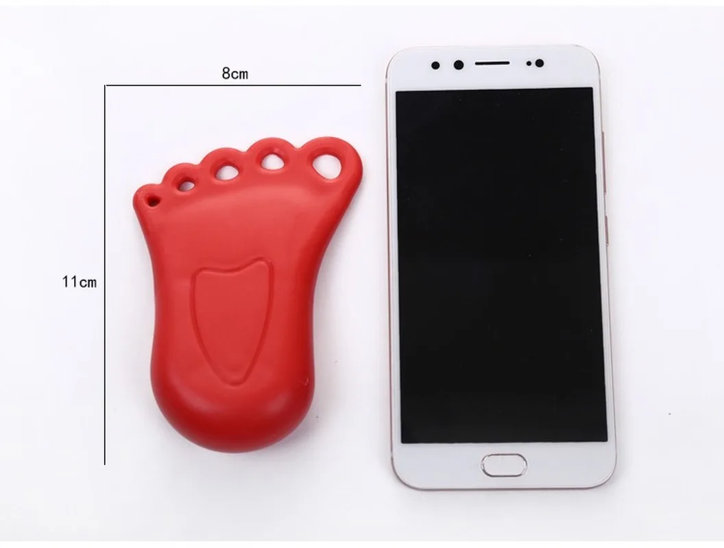 Random Color Creative door stopper Foot shape Door Stoppers Children Security Door Card Christmas Gift For Baby Home Decoration
