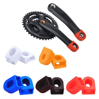 

MTB Road Bicycle Sprocket Protection Crankset Crank Guard Bike MTB Arm Boots Chain Ring Protective Cover Bike Accessory 1Pair
