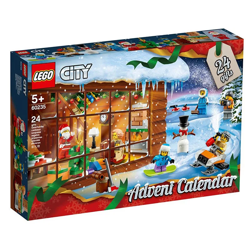 

LEGO September New Products City Series 60235 Christmas Countdown Calendar Boy Children Assembled Building Blocks Toy