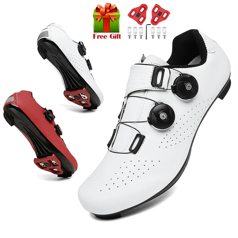 Zapatillas de ciclismo para hombre, zapatos con calas Mtb, zapatillas planas para bicicleta de montaña ultraligeras, zapatillas ciclismo carretera para mujer, zapatos para bicicleta de ruta calzado de velocidad| Zapatillas ciclismo| -