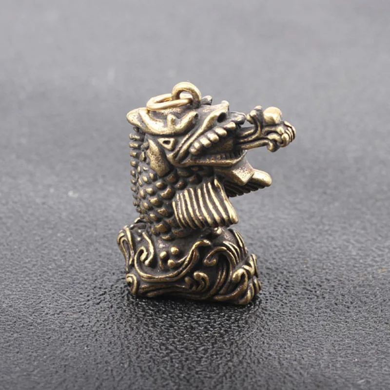 dragon fish ornament brass (2)