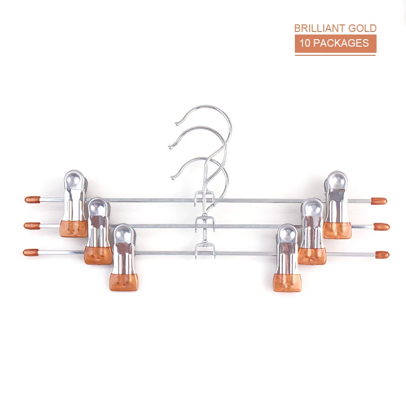 

10PCS/Lot Round Hook Clip Home Pants Storage Rack High-End Clothing Store Multi-Function Hanger Portable Trousers Rack