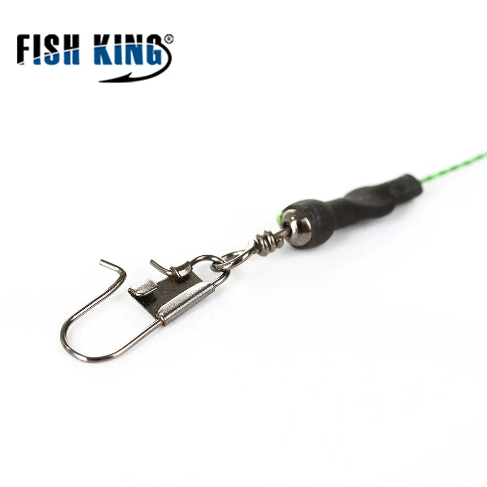 FISH KING 1 шт. два крючка 20 г-80 г ловушка для карпа корзина-фидер держатель приманка с разъемом для карпа кормушка "Клетка" рыболовный аксессуар