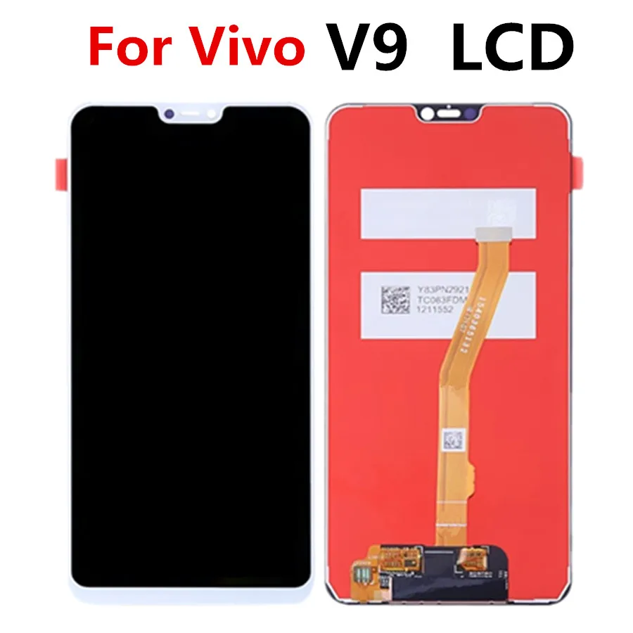 

High Quality lcd 6.3 inch For BBK Vivo V9 LCD Display with Touch Screen Digitizer Assembly Replacement for vivo v9 full lcd