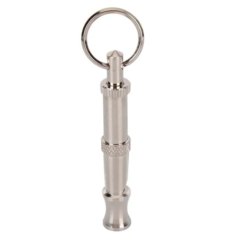 

Training Puppy Pet Dog Cat Keychain Whistle Two-tone Ultrasonic Flute Stop Barking Ultrasonic Sound Repeller