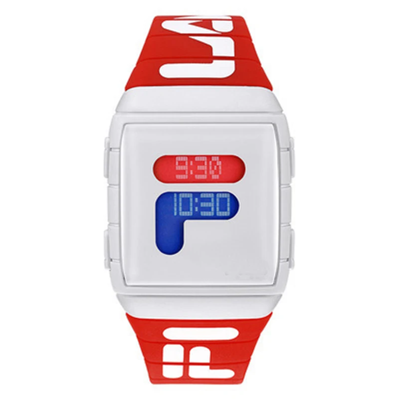 Водонепроницаемые армейские часы для мужчин и wo, мужские спортивные часы, повседневные модные силиконовые нарядные детские часы, кварцевые наручные часы унисекс - Цвет: red