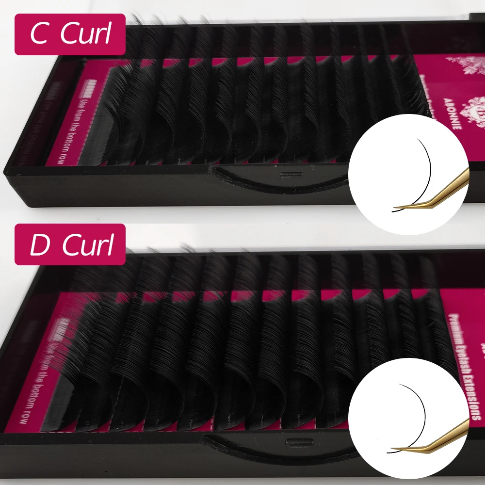 Abonnie-Extensions de Cils Classiques, Volume Individuel, Ultra Doux